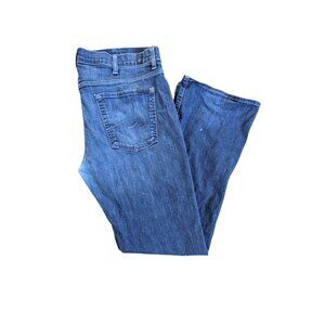 7 For All Mankind Men's Jeans (38x32) Bootcut Denim Medium Wash